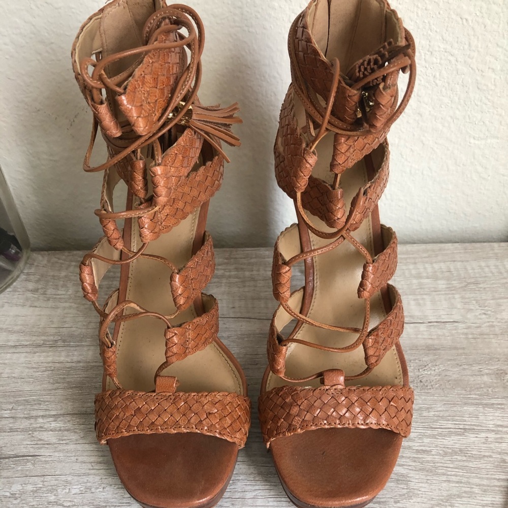 Michael Kors Strappy Tie-Up Heels